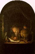 Astronomer by Candlelight Gerrit Dou